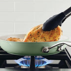 KitchenAid Hard Anodized Ceramic Nonstick Frying Pan/Skillet, 10 Inch, Pistachio