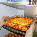 9×9in Square Glass Baking Dish, 2.4QT Glass Baking Pan, Baking Dishes for Oven