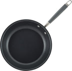 Anolon Advanced Home Hard-Anodized Nonstick Skillets (2 Piece Set- 10.25-Inch & 12.75-Inch, Moonstone)