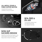 COOKLEE Stand Mixer, 9.5 Qt. 660W 10-Speed Electric Kitchen Mixer with Dishwasher-Safe Dough Hooks, Flat Beaters, Wire Whip & Pouring Shield Attachments for Most Home Cooks, Ruby Red