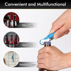 Professional Waiter Corkscrew Wine Openers Set, Heavy Duty Stainless Steel Hinges Wine Key for Restaurant Waiters, Sommelier, Bartenders