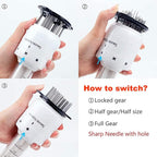 Stainless Steel Sharp Needle Blades Meat Injector 2 in 1 Needle Meat Tenderizer, 304 Stainless Steel(3 injection needle pinhole), Sauces Injector Marinade Flavor Syringe Kitchen Accessories