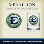 Heritage Pewter Eastern Tennessee State Double Old Fashion | Double Rocks Glass 14 OZ for Liquor | Expertly Crafted Pewter Glass