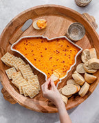 South Carolina Shaped Baking Dish, Serving Platter or Decorative Tray Charming Porcelain Bakeware Oven Microwave and Dishwasher Safe