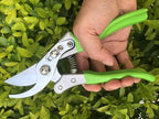 Garden Shears, Japanese Pruning Shears for Heavy Duty, Flowers Herbs Grapes Plant and Branch Cutters, Clippers, Trimmers, Scissors (Green)