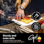 Guy Fieri's Flavortown Laser Titanium 8-Quart Stock Pot with Lid - Non-stick Cookware Without PFAS, PTFE, or PFOA, 3x More Durable, Dishwasher Safe, Oven Safe