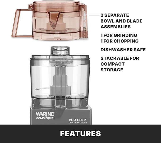 Waring Commercial 3-Cup Chopper Grinder