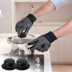 2pcs Pot Lid Handle Replacement, Universal Pot Lid Replacement Knobs, Durable, Bpa-Free, Suitable for Slow Cookers, Frying Pans, Skillets, Etc., with 2 Red Silicone Pot Handle Covers