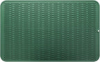 Silicone Dish Drying Mat for Multiple Usage,Easy clean,Eco-friendly,Heat-resistant Silicone Mat for Kitchen Counter or Sink,Refrigerator or Drawer Liner Green 3XL 28 inches x 18 inches