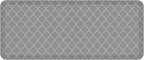 GelPro Anti-Fatigue Designer Comfort Kitchen Floor Mat, 20x48, Trellis Grey Stain Resistant Surface with 3/4” Thick Ergo-Foam Core for Health and Wellness
