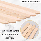 Amyhill 1000 Pcs Individually Wrapped Wooden Coffee Stirrers, Disposable Coffee Stir Sticks Round End Sticks Bulk Wood Stirrers for Cocktail Hot Drinks Restaurant Bar Home Office (5.5 Inch)