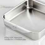 Hestan Provisions OvenBond – 8" x 8" Stainless Steel Square Baker Pan