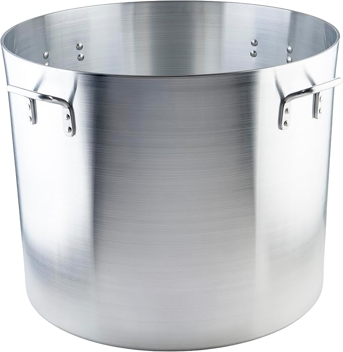 Winco 6.0mm Aluminum Stock Pot, 140-Quart