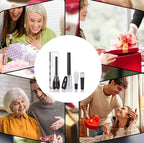 Wine Air Pressure Pump Bottle Opener Set,Simple Wine Pump Cork Remover Corkscrew,Efficient Corkscrew Bottle Opener,Easy Screw Out Tool, Perfect Wine Gift For Wine Lovers. (5)