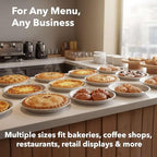 1000-Pack 11 3/4" Foil Pie Pans - Extra Deep 1 3/8" Disposable Aluminum Pie & Tart Pans with Full Curl Rim - For Bulk Baking, Portion Prep, To-Go Meals, Market Stands & Foodservice Lines