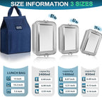 Stainless Steel Bento Box 3 Pack 304 Stainless Steel Lunch Box,Leak Proof Metal Lunch Box With Lids(81oz/47oz/29oz) Bento Box Stainless With 3 Compartments