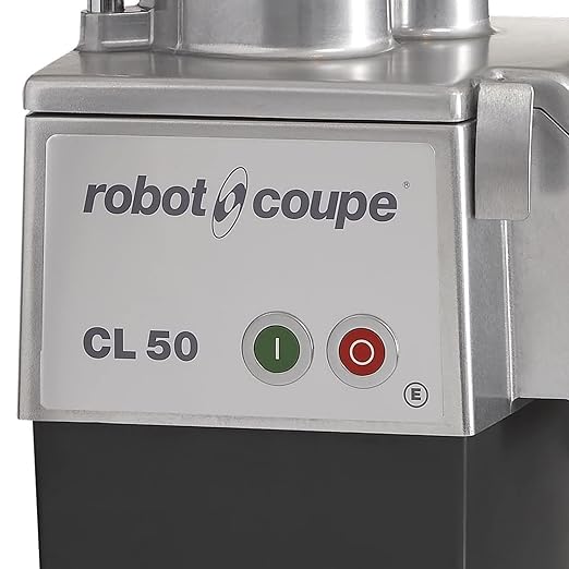 Robot Coupe CL50 NODISC Single-Speed Cutter Mixer Continuous Feed Commercial Food Processor with Side Discharge, 120v (Discs NOT Included)