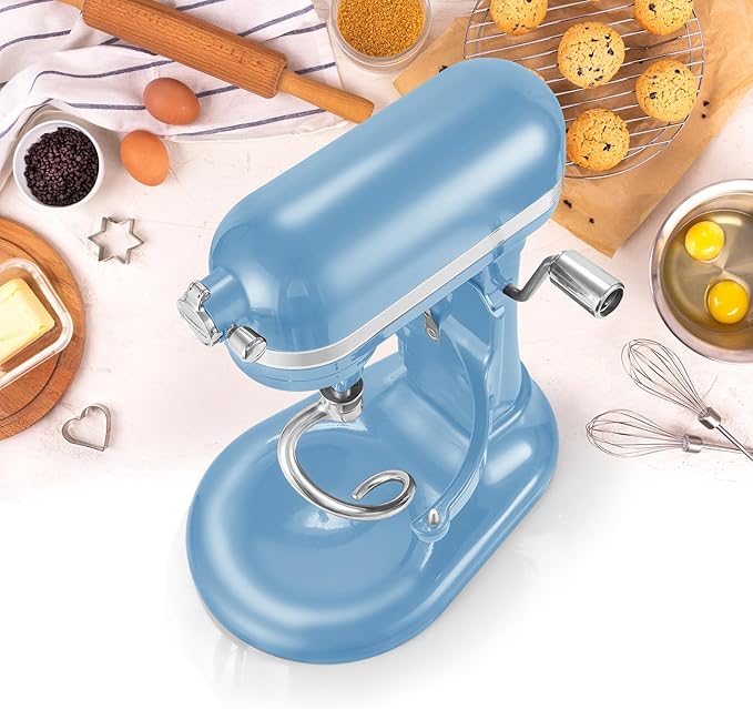 Stainless Steel Dough Hook Replacement for KitchenAid 7 QT Bowl-lift Stand Mixers, Stainless Steel Spiral Dough Hook Attachment for Kitchen aid attachment parts, Dishwasher Safe