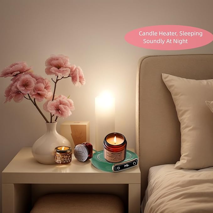 Coffee Mug Warmer for Desk,Multi-Purpose Cup Warmer for All Bottles&Cups,Fast Heating Mug Warmer for Tea &Coffee with 3 Temp Settings,Portable Bottle Warmer for Breastmilk,8 Hours Auto Shut Off,Green