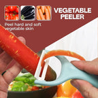 Trez Treamer 6-Pack Vegetable Peelers for Kitchen，Y Ceramic Peeler Safe Potato Peeler Set for Apple Veggie Carrot Fruit Zucchini Cucumber Peelers Bulk with Non-Slip Handle (Y)