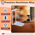 Stand Compatible with Outin Nano -Foldable Aluminum Espresso Coffee Machine Stand Accessories Compatible with Outin