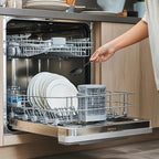 KINGSTONE Black Silverware Set, Luxury 60 Piece Flatware Set for, 18/10 Stainless Steel Cutlery Set with Diamond Cut Pattern for Kitchen, Home, Wedding, Party, Mirror Polished and Dishwasher Safe