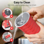 Milk Frother, Paris Rhône 4-in-1 Milk Steamer and Frother, Hot & Cold Foam Milk Warmer with Temperature Control, Auto Shut-Off Frothers for Coffee, Latte, Cappuccino, Macchiato