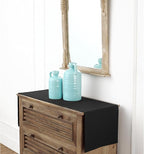 Solino Home Linen Black Table Runner 60 Inches - 100% Pure Linen Short Table Runner 14 x 60 Inch Ideal for Dresser and Coffee Tables - Summer, Fall, Autumn, Halloween - Fete