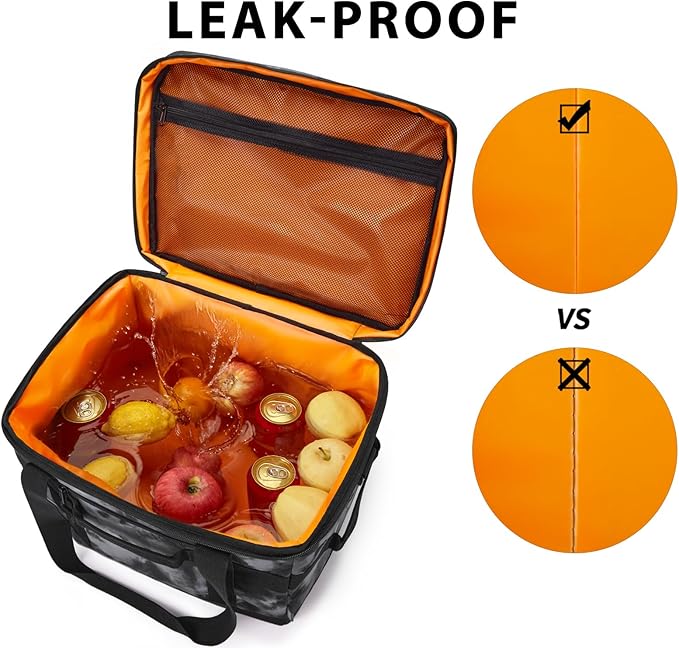 TOURIT Cooler Bag 48/60 Cans Insulated Soft Cooler Large Collapsible Cooler Bag 32/40L Lunch Coolers for Picnic, Beach, Work, Trip