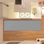 GelPro Anti-Fatigue Designer Comfort Kitchen Floor Mat, 30x108, Trellis Grey Stain Resistant Surface with 3/4” Thick Ergo-Foam Core for Health and Wellness