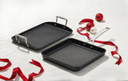 Le Creuset Toughened Nonstick PRO Griddle with Bi Material Slotted Turner, 14"