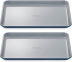 Caraway Non-Stick Ceramic Medium Baking Sheet - Naturally Slick Ceramic Coating - Non-Toxic, PTFE & PFOA Free - Perfect for Baking, Roasting, and More - Medium (15" x 10") - Navy