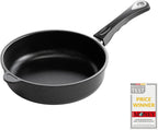 AMT Gastroguss The World´S [.] Casserole Frying pan for Induction, Diameter 24 cm, Height 7 cm, die-cast Aluminium, Lotan® Non-Stick Coating for Fat-Free-Frying, AMZN-I-724-US