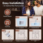 ICEPURE Coffee Machine Water Filter Compatible with Breville BWF100, Replacement for Breville Espresso Machine Filter, BWF100NA BES980XL BES920XL BES900XL BES860XL BES870XL, 12PACK