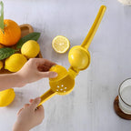 2 Pcs Lemon Squeezer Hand Press Aluminum Alloy Lime Squeezer Manual Citrus Juicer Multipurpose Lime Juicer for Kitchen Bar Restaurant