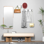 VAEHOLD Hat and Coat Wall Mount Rack - Hooks for Robes, Bags, Keys, and Towels - Bathroom Towel Hanger Organizer (Polished Chrome, “T“ Shape 3 Hooks 1 Pack)