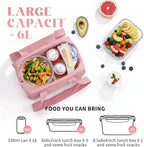 Lunch Bag Women，Freezable Lunch bag，Built-in Ice Pack Small Cooler，Womens Lunch Bags for Work ，Waterproof and Durable，Suitable for Work, Picnics, Travel, and Meal Preparation