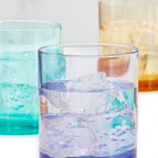 US Acrylic Classic Plastic Reusable Drinking Glasses (Set of 6) 12oz Rocks Cups Assorted Colors | BPA-Free Tumblers, Made in USA | Top-Rack Dishwasher Safe