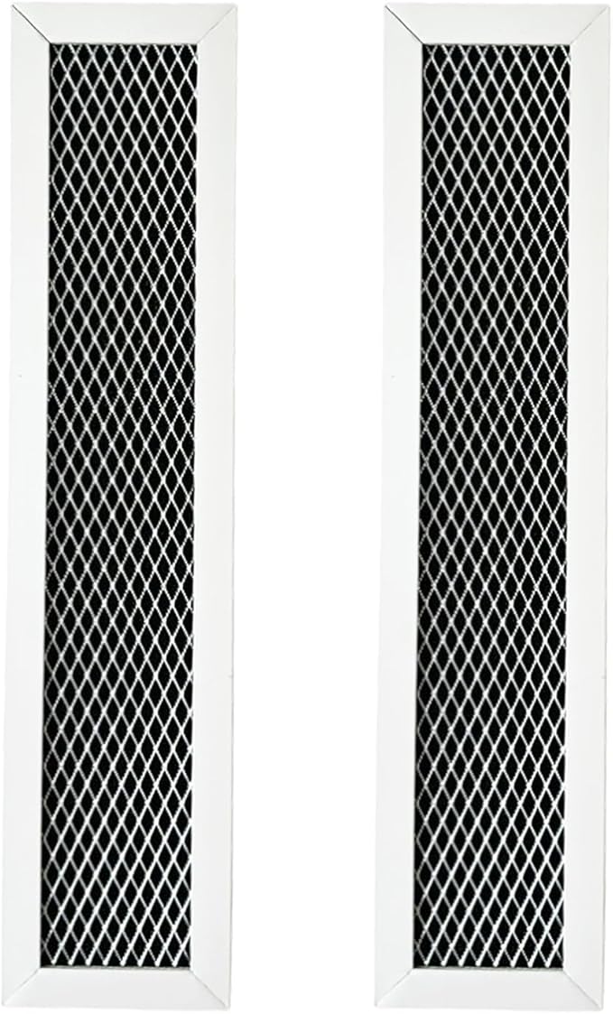 2 Pcs Microwave Charcoal Filter Mesh Replacement Compatible with GE PVM9179DF2WW, PVM9179DF3WW, PVM9179DK5WW, PVM9179DK6WW, PVM9179ER1ES, PVM9179SR1SS