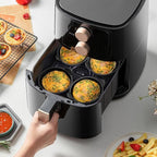 Microwave Egg Poacher, Nonstick Egg Boiler Poacher 4 PCS, Egg Poacher Cups, Boiled Egg Mold, Poached Egg Cooker for Baking Oven Microwave Stovetop Egg Cooking Air Fryer (B)