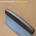 Vovoly Multipurpose Bench Scraper Kitchen Utensil for Flat Top Griddle, Dough Scraper Cutter for Bread and Pizza Cutter - Stainless Steel Metal Griddle Scraper Chopper-Dishwasher Safe