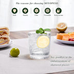 15oz Clear Acrylic Glasses Drinkware (Set of 8), Honeycomb Stackable Shatter-Proof Plastic Tumblers, Reusable Plastic Drinking Glasses, BPA-Free, Dishwasher-Safe