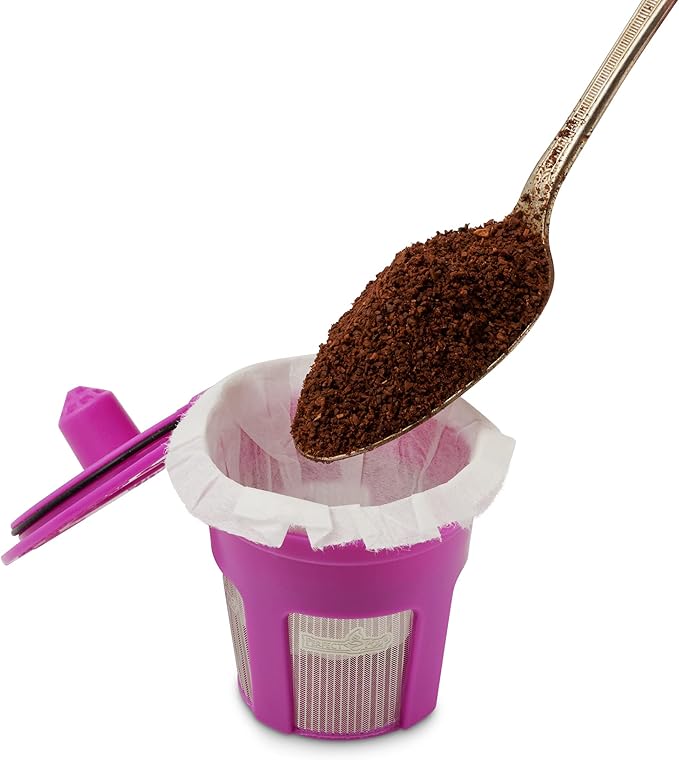 Disposable Coffee Filters, 400 Count Paper Coffee Filter for Keurig Brewers Single Serve 1.0 and 2.0 Compatible with All Brands Reusable K Cup Filter, White