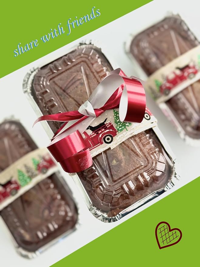 Disposable Bread Pans With Lids Bakeware Set,30 Pack, 1.5lb Aluminum Foil Loaf Pans, Perfect for Baking, Storing, Freezing Food or Take-out