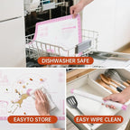 Silicone Macaron Baking Mat with 10 Recipes, Non Stick Silicone Mat for Pastry, Cookie, Macaron, Pizza,Bread, Surdough,Fondant, Extra Large and Dishwasher Safe
