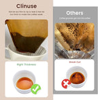 160 Count Cone Coffee Filters #4, Unbleached 04 Coffee Filters 8-12 Cup, Disposable Natural Paper Filters, No.4 Cone Filters For Ninja, Pour Over and Drip Coffee Maker