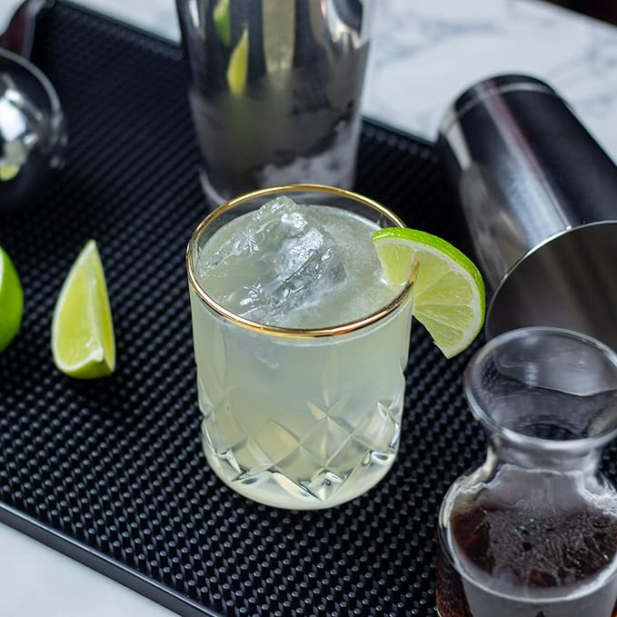 Boston Shaker Set: Two Piece 18oz and 28oz Weighted Stainless Steel Professional Bartender Cocktail Shaker Tins