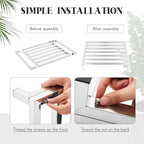 2 Pack Dunnage Rack 23. 6" Long x 23. 6 Wide, 3. 9" Height Stainless Steel Dunnage Rack 1000+ Pound Capacity Storage Commercial Food Service Storage in Restaurant Kitchens Shop(Detachable)