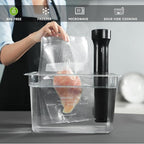 Wevac Vacuum Sealer Bags 8x16' Rolls 6 pack for Food Saver, Seal a Meal, Weston. Commercial Grade, BPA Free, Heavy Duty, Great for vac storage, Meal Prep or Sous Vide