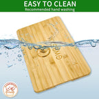 Compatible with Panasonic NB-G110P FlashXpress Toaster Oven - Bamboo Cutting Board with Heat-Resistant Non-Slip Feet, Built-in Handles, Saving Cabinet Space,Countertop Oven Accessories
